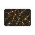 Neon Mycelium - Gold Filigree Desk Mat