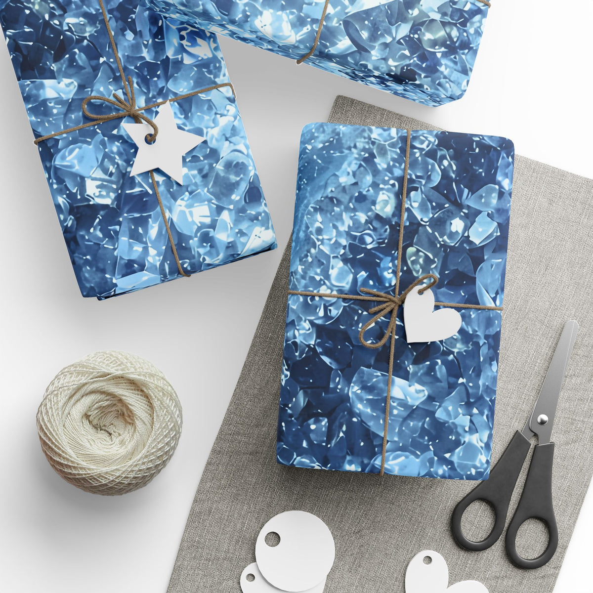 Geode Core - Glacier Wrapping Paper