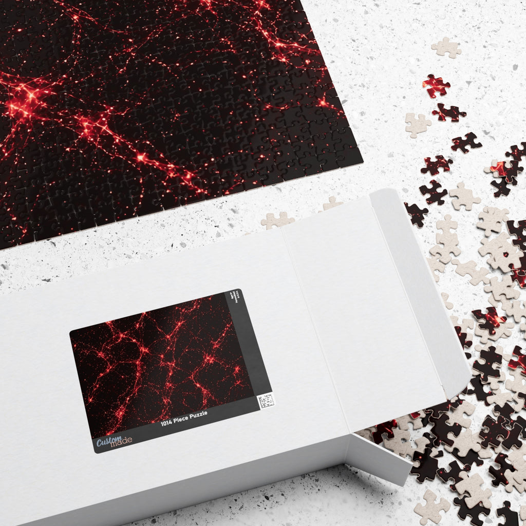 Neon Mycelium - Blood Moon Jigsaw Puzzle