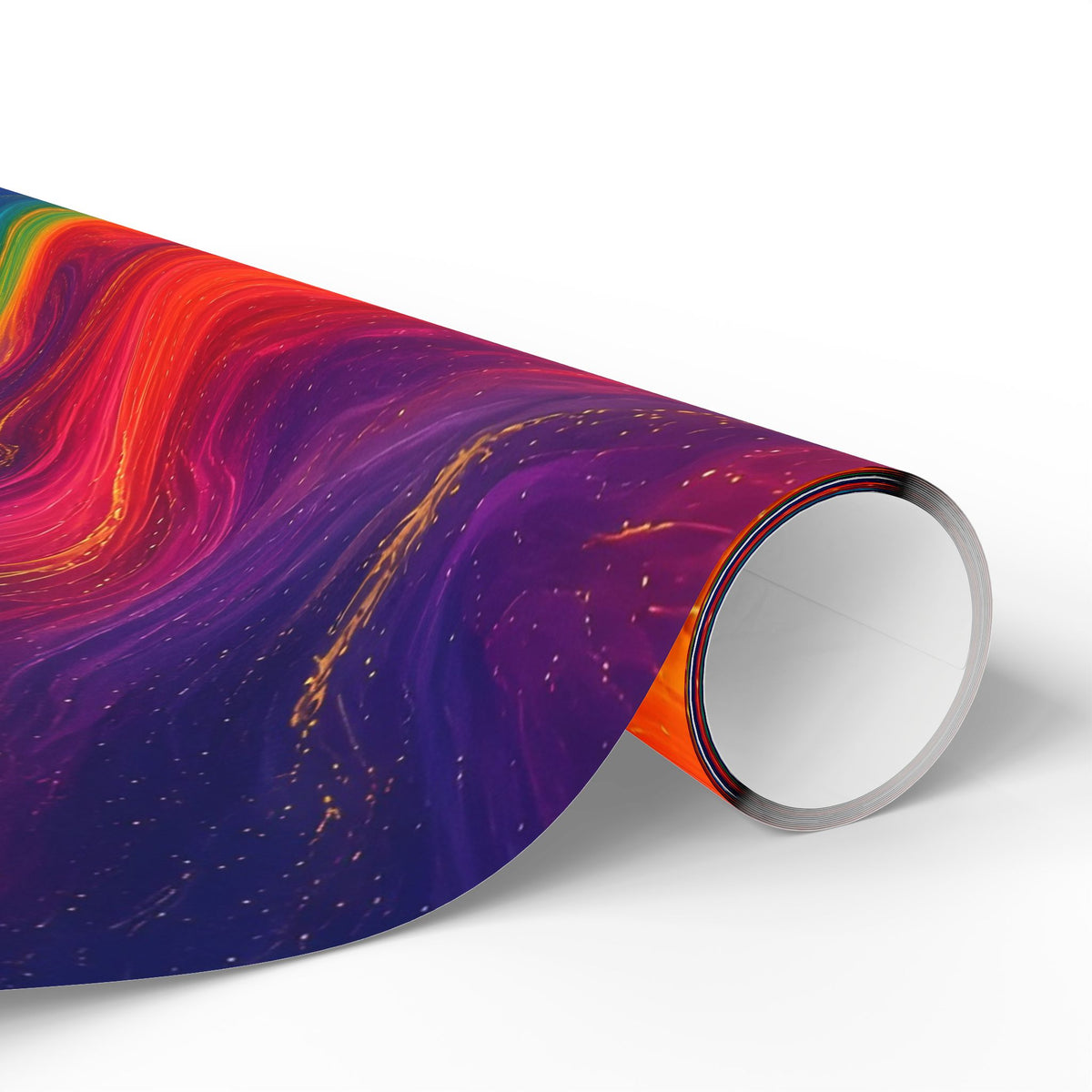 Rainbow Marble Wrapping Paper