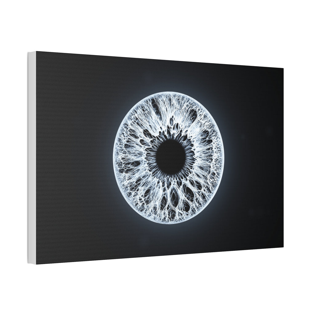 BLXNTT Iris – Lace Web Ice Silver Glossy Canvas