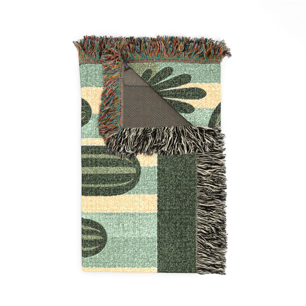 BLXNTT Green Hippie Woven Blanket #1