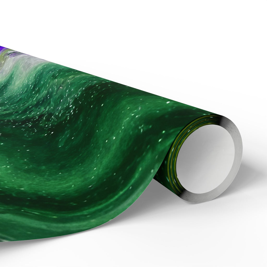 Geode Core - Ruby Emerald Wrapping Paper