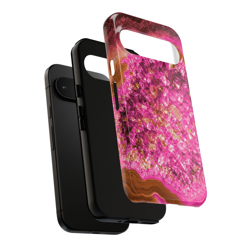 Geode Core - Terracotta Neon Phone Case