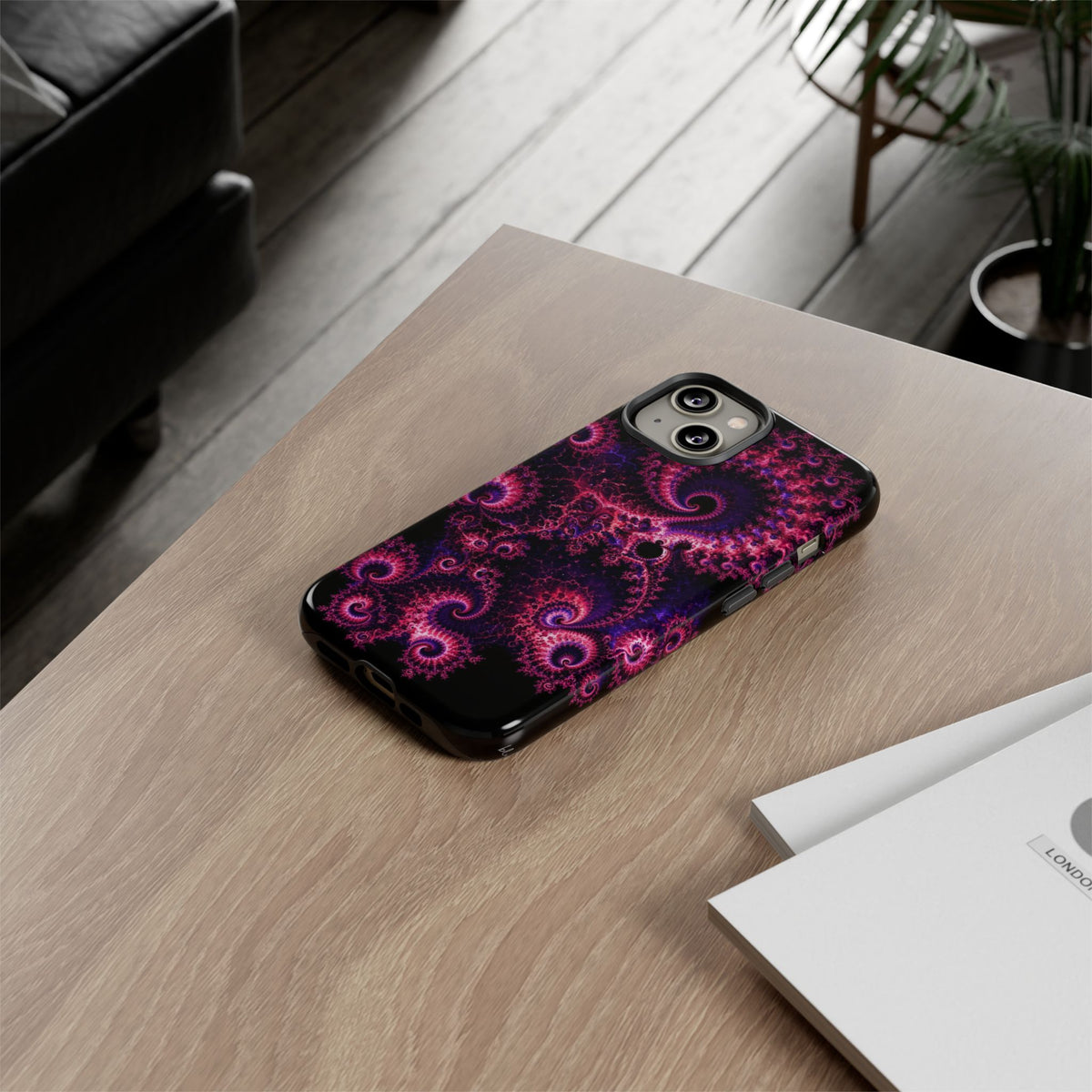 Copper Infinity - Hot Pink & Violet Phone Case