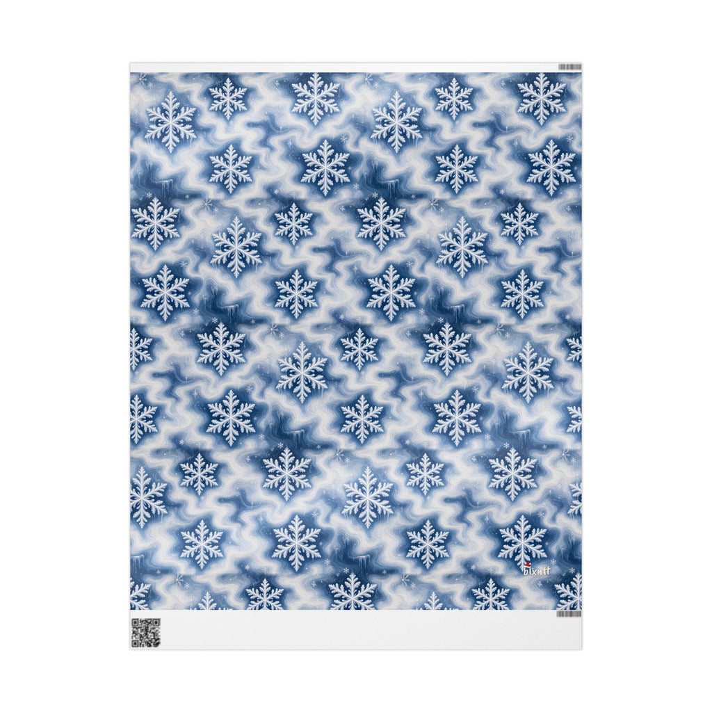 Snowflake Trippy Christmas Wrapping Paper