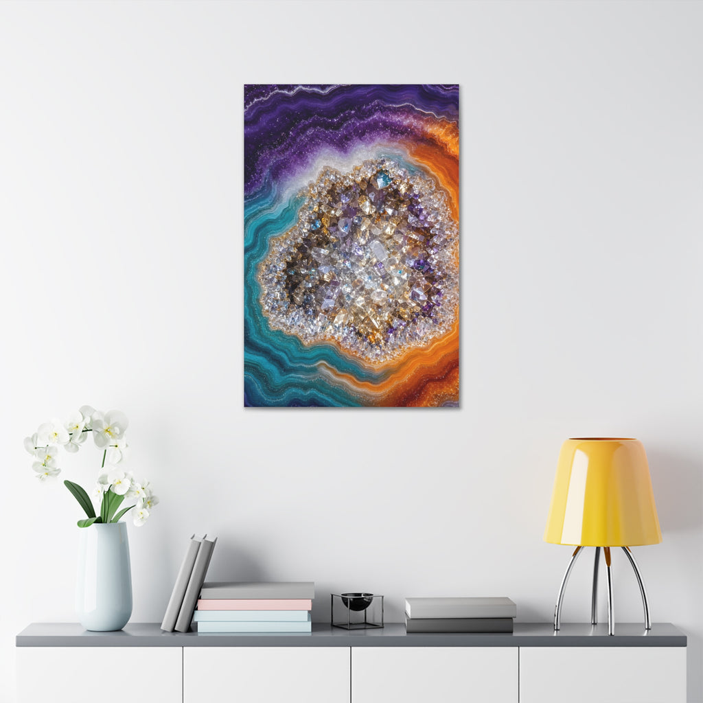 Geode Core - Original Core Glossy Canvas