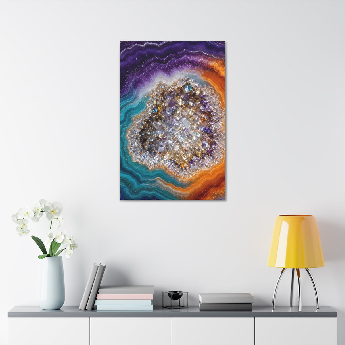 Geode Core - Original Core Glossy Canvas