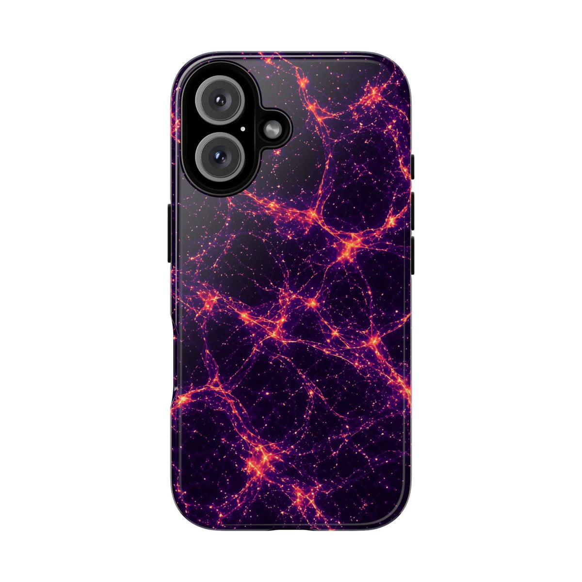 Neon Mycelium - Sunset Synapse Phone Case