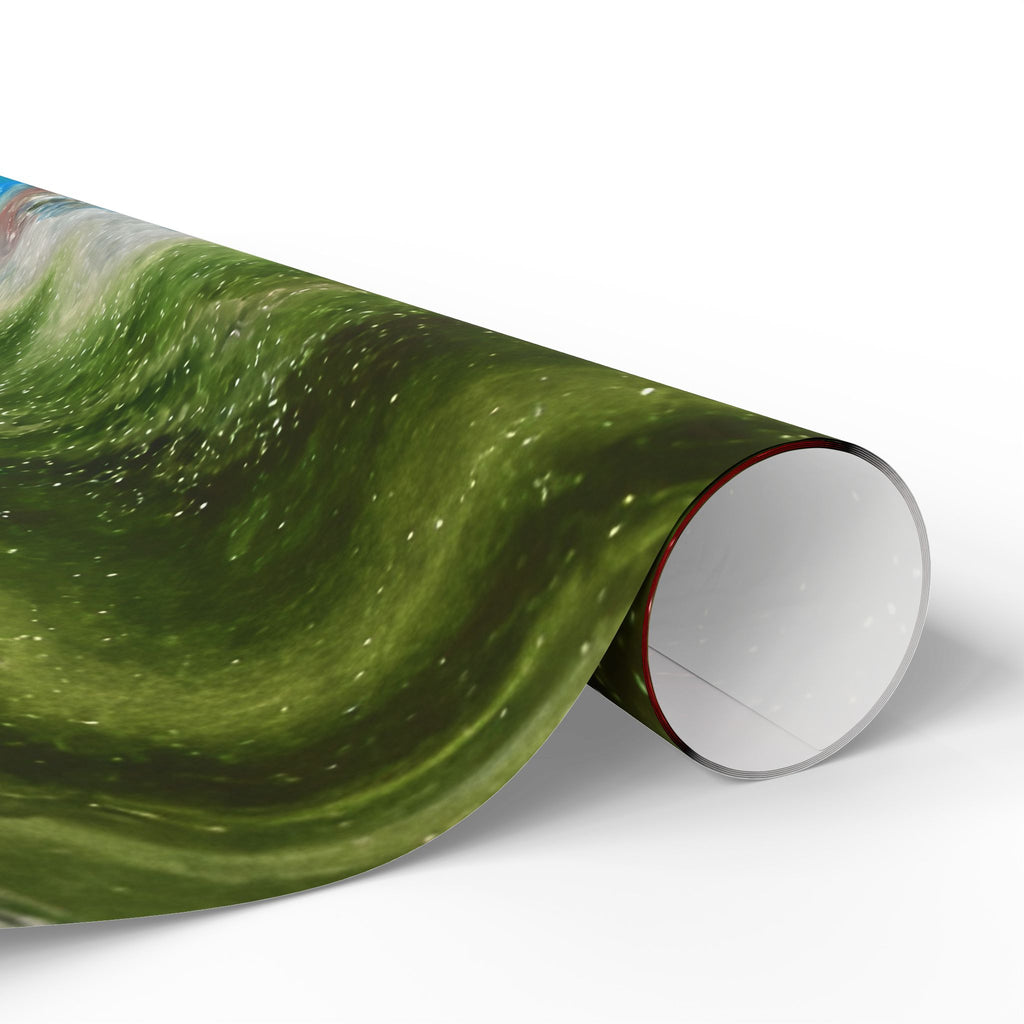 Geode Core - Lagoon Wrapping Paper
