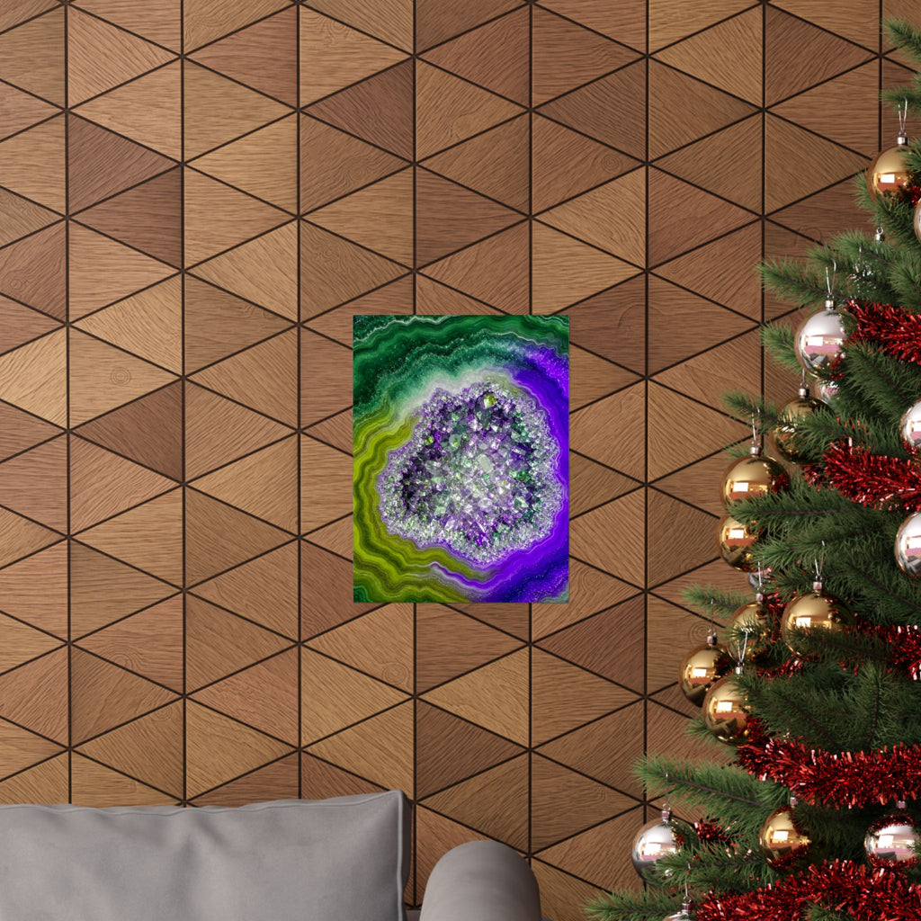 Geode Core - Ruby Emerald Poster