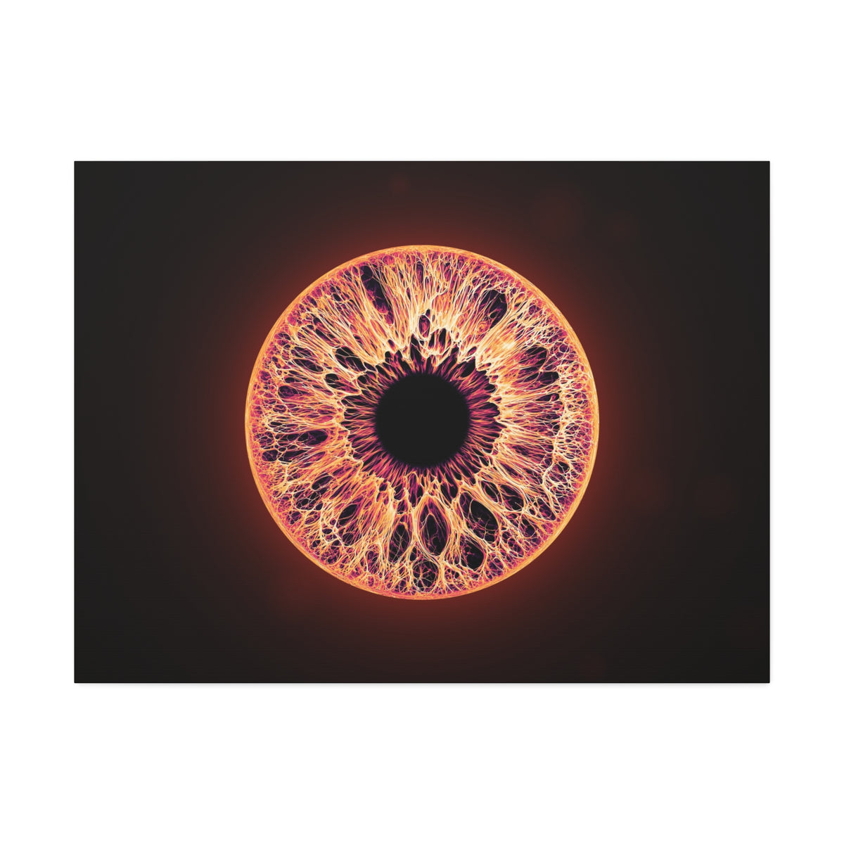 BLXNTT Iris – Lace Web Sunset Fade Glossy Canvas