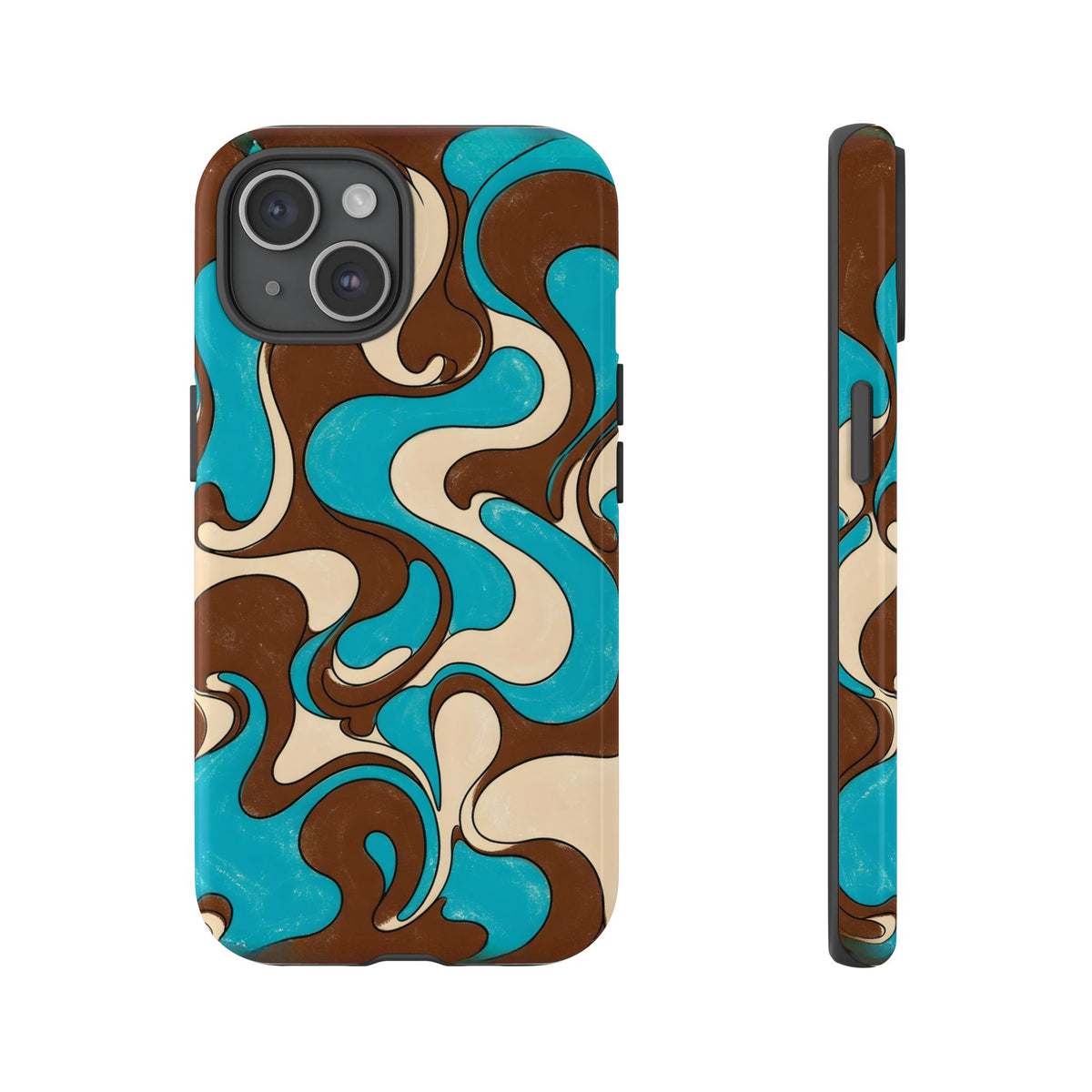 Fillmore Flow - Turquoise & Chocolate Phone Case