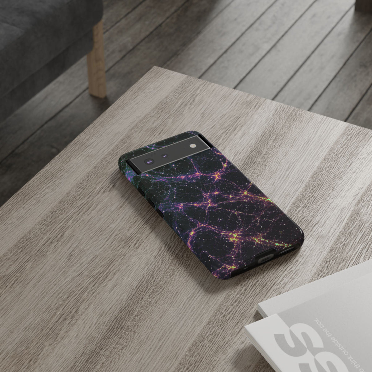 Neon Mycelium - Holographic Phone Case