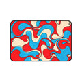 Fillmore Flow - Red, Cyan & Cream Desk Mat