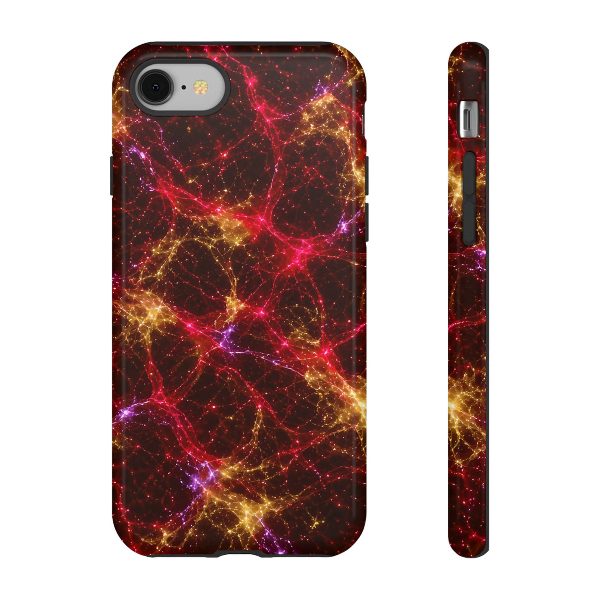 Neon Mycelium - Rainbow Nerve Phone Case