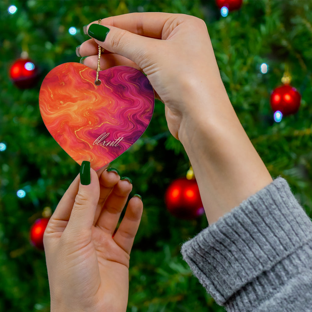 Sunset Marble Ornament