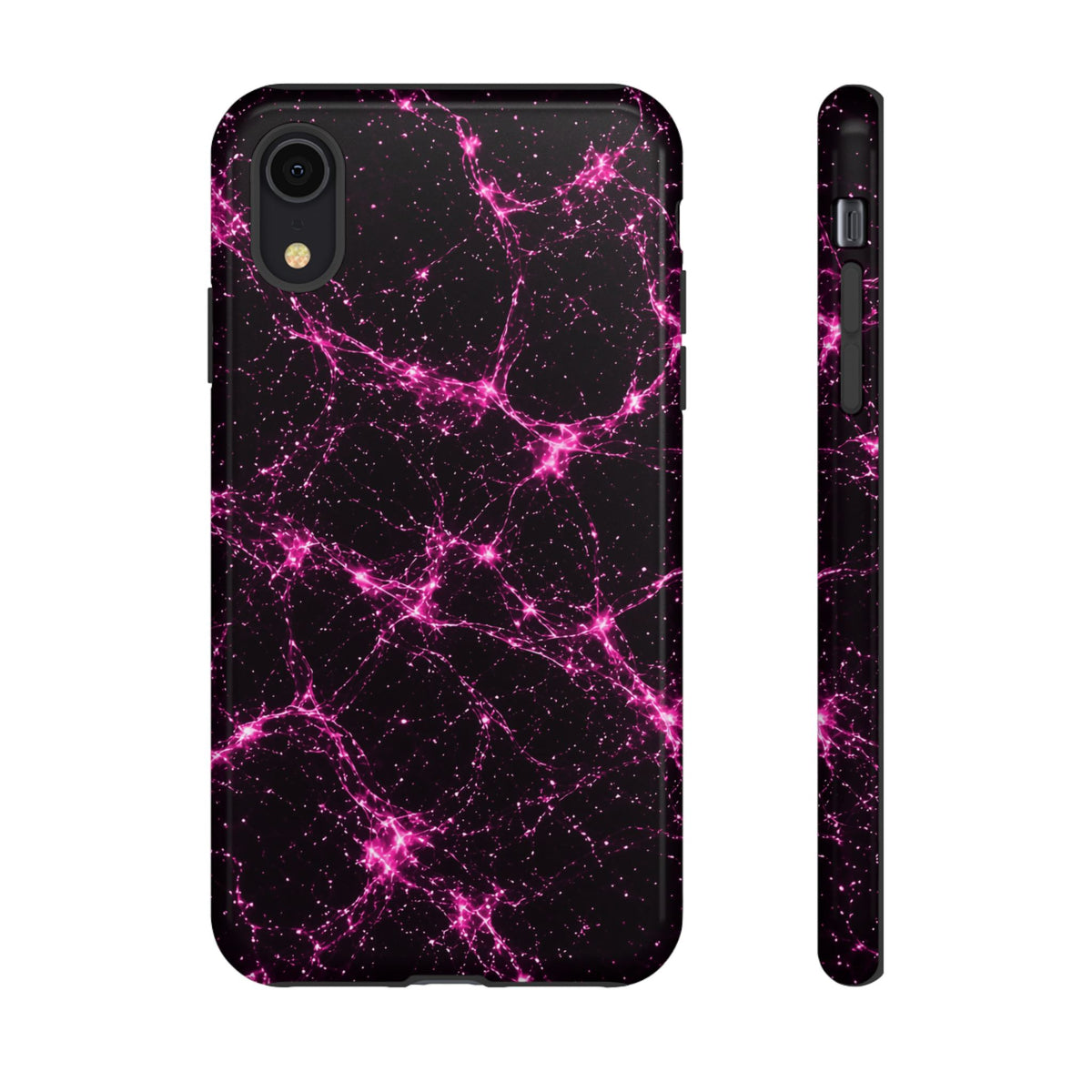 Neon Mycelium - Hot Pink Pulse Phone Case