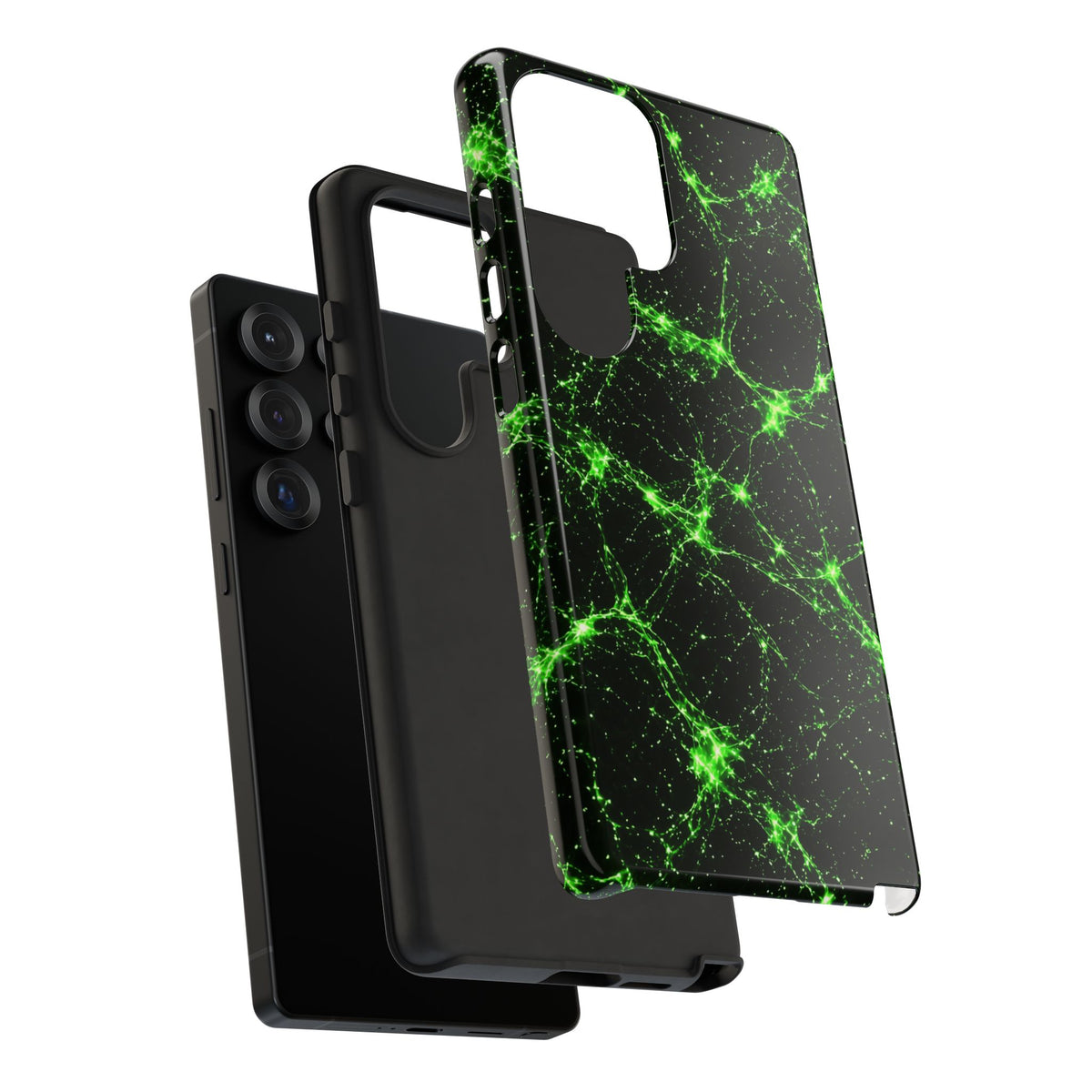 Neon Mycelium - Toxic Lime Phone Case