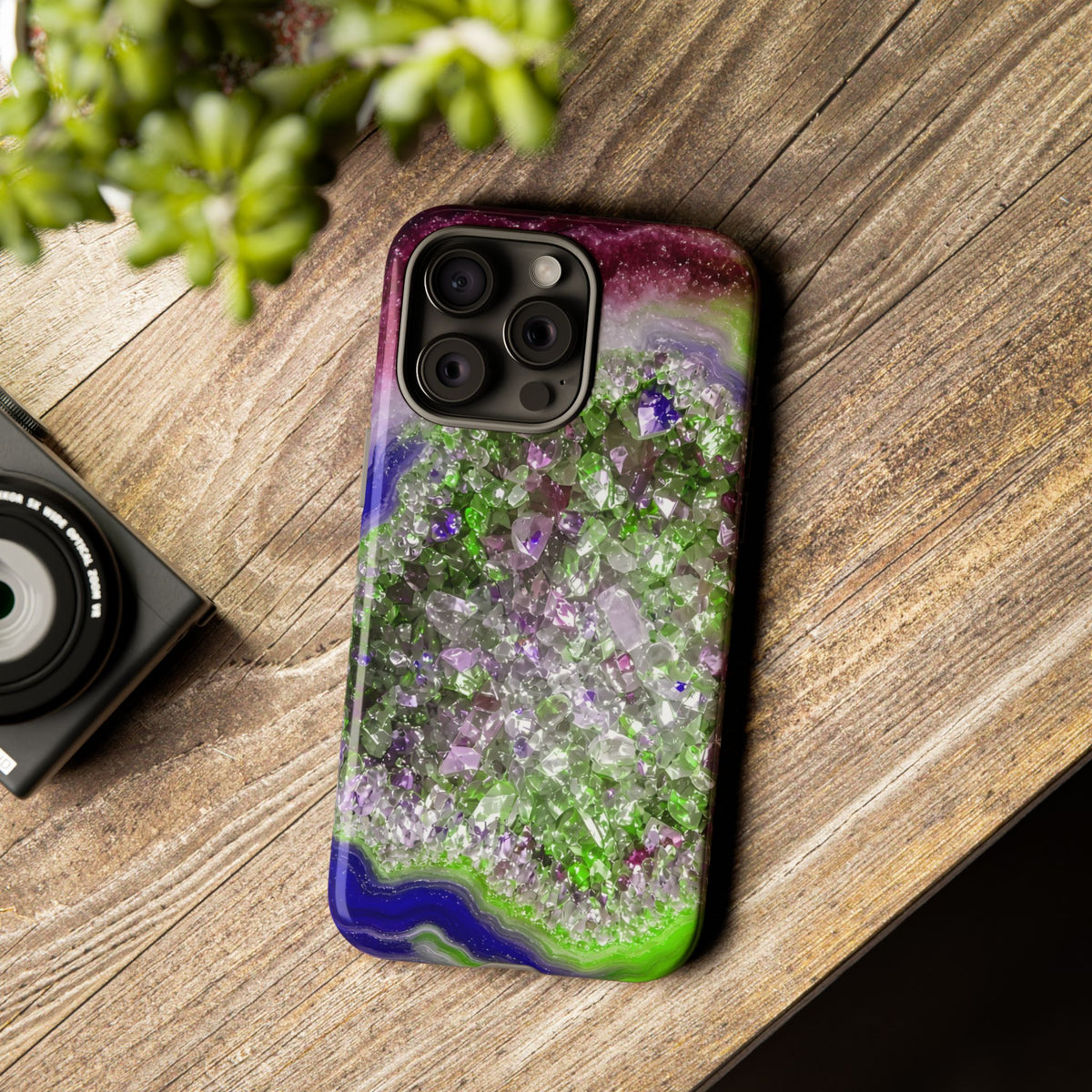 Geode Core - Cosmic Berry Phone Case