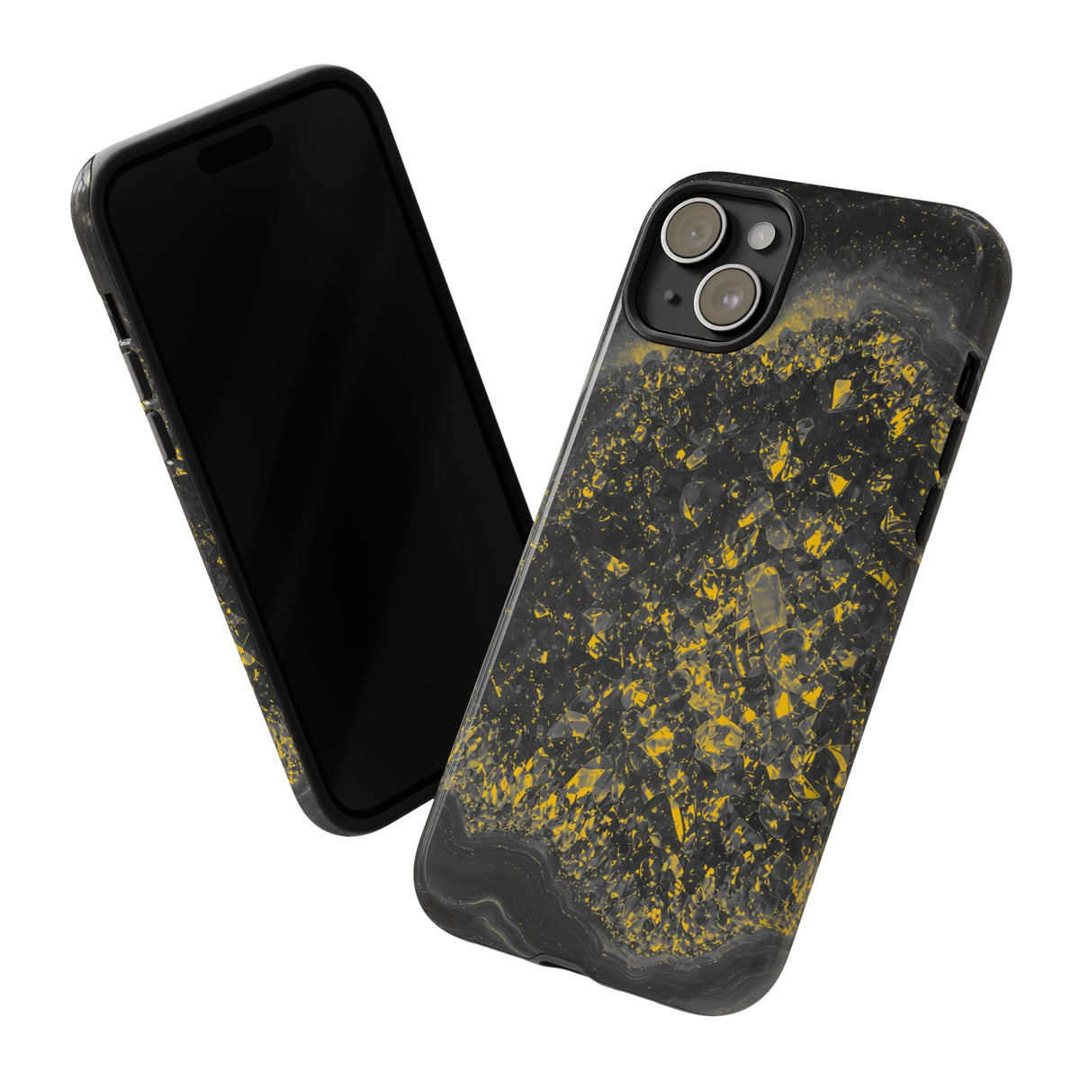 Geode Core - Mono Gold Spark Phone Case
