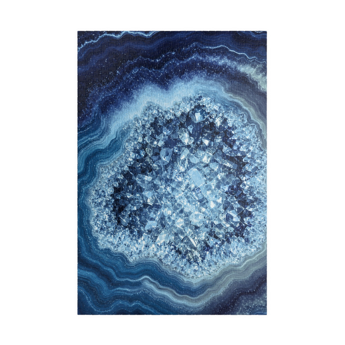 Geode Core - Glacier Jigsaw Puzzle