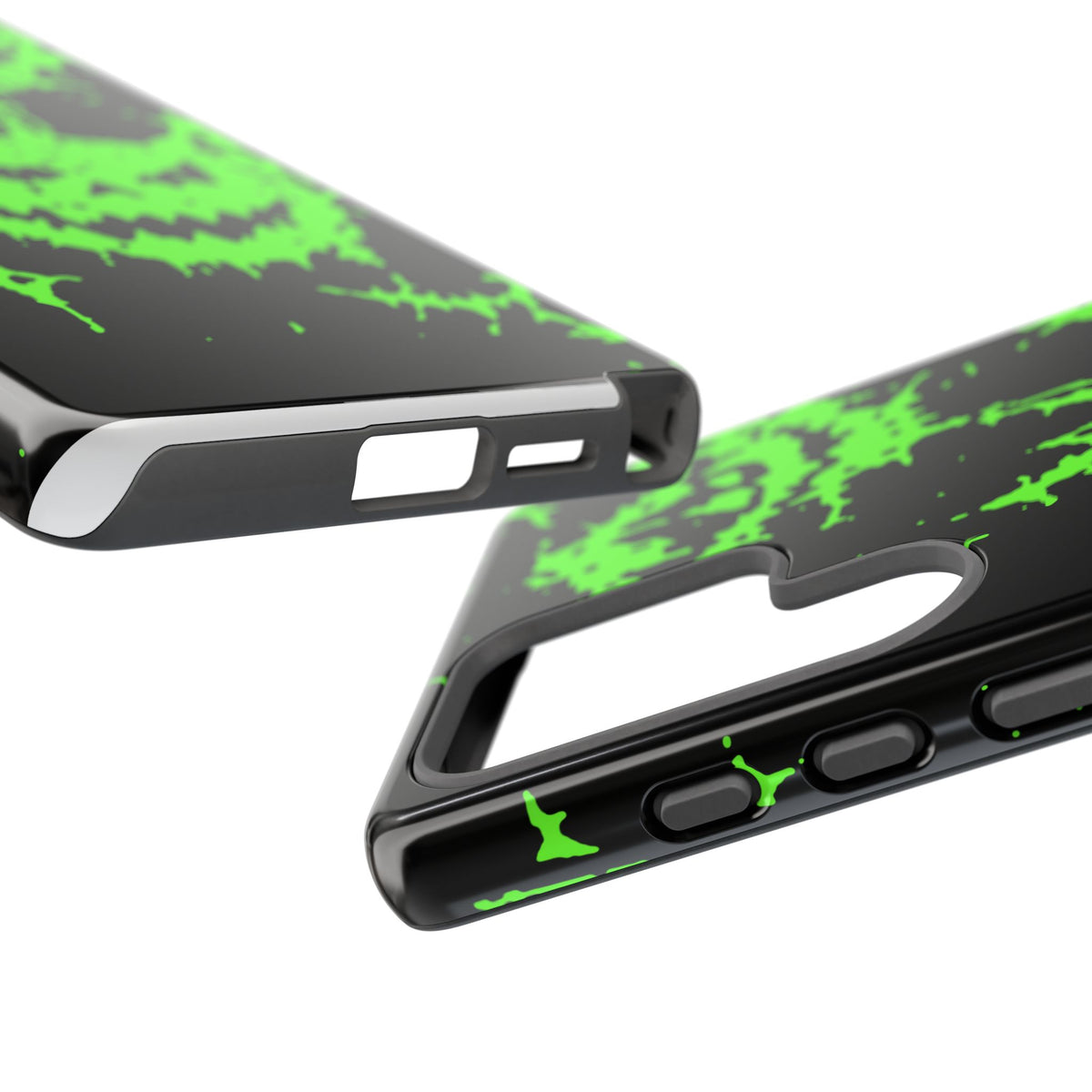 Green Spiderweb Pumpkin Phone Case