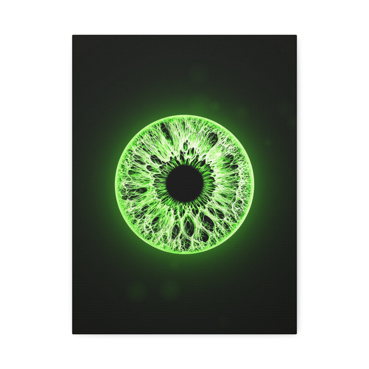 BLXNTT Iris – Lace Web Lime Shock Glossy Canvas