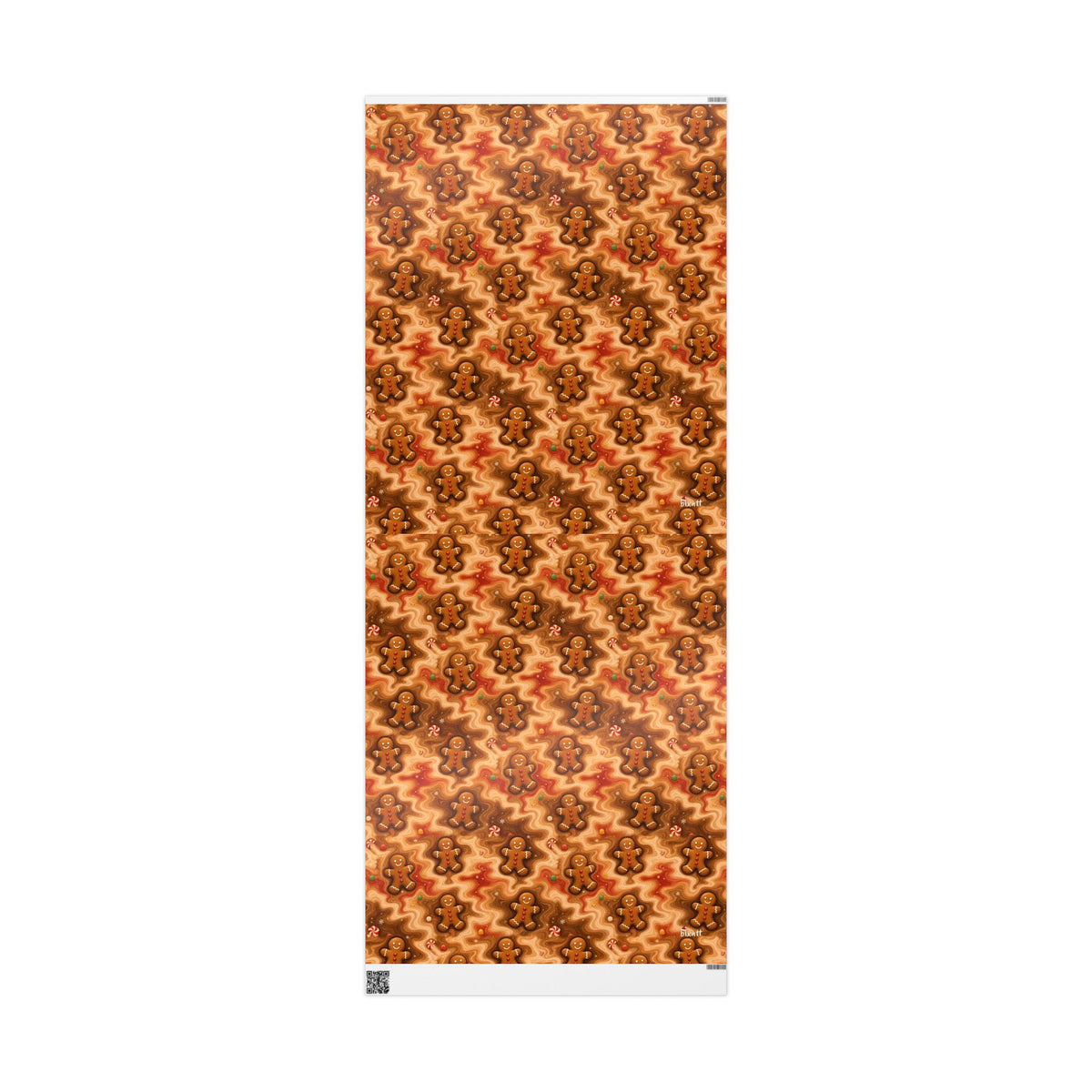 Gingerbread Trippy Christmas Wrapping Paper