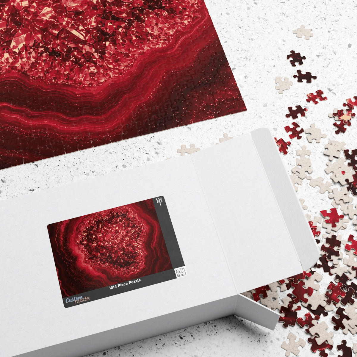 Geode Core - Cherry Cola Jigsaw Puzzle