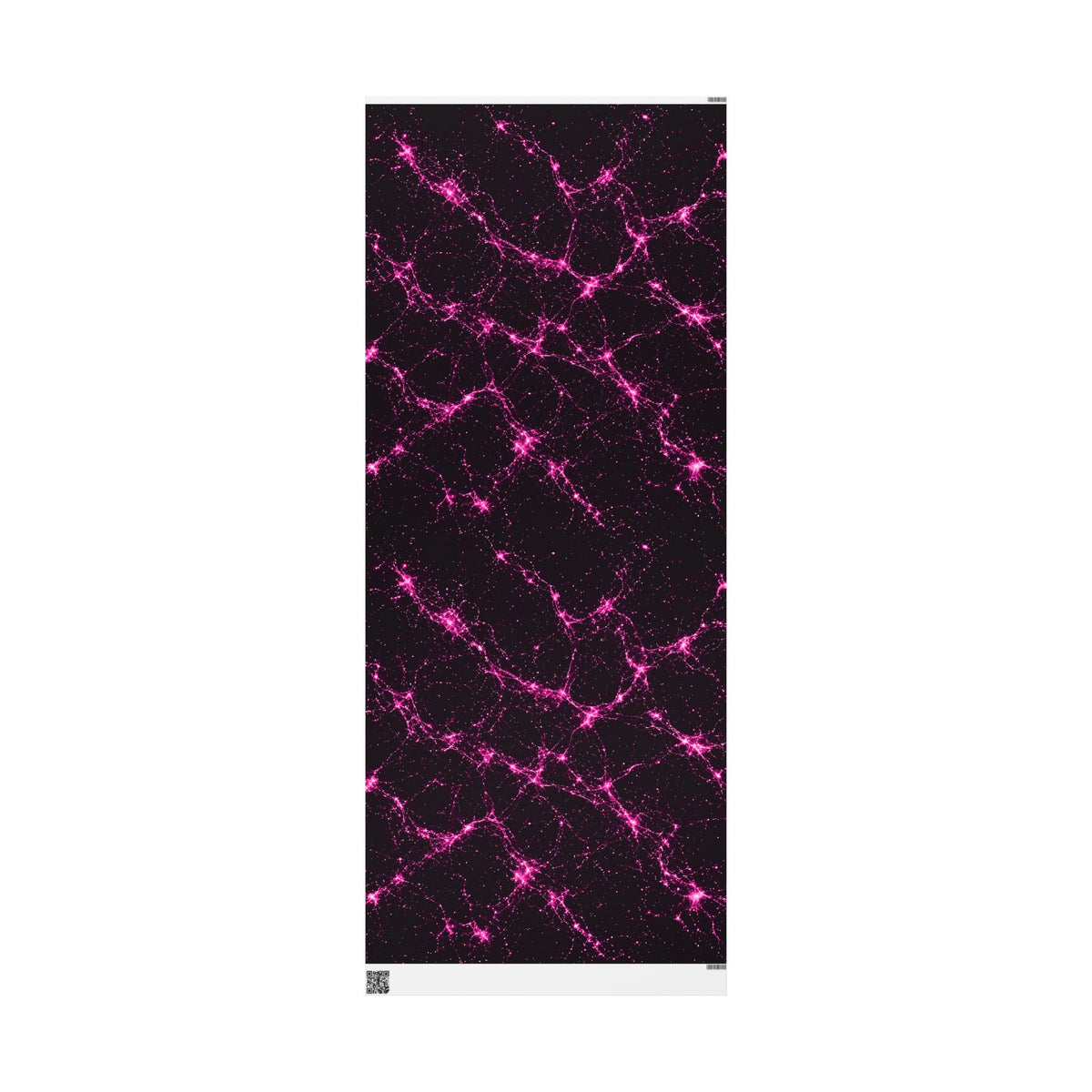 Neon Mycelium - Hot Pink Pulse Wrapping Paper