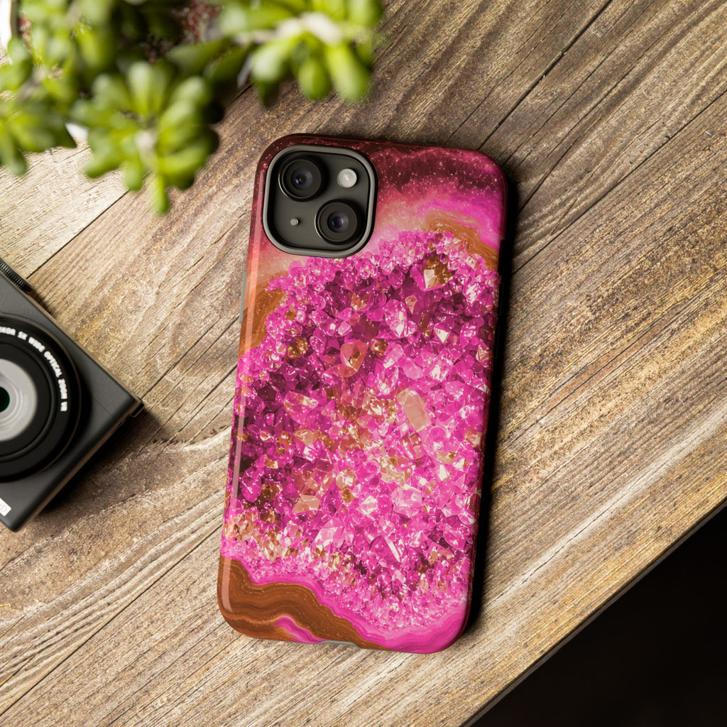 Geode Core - Terracotta Neon Phone Case