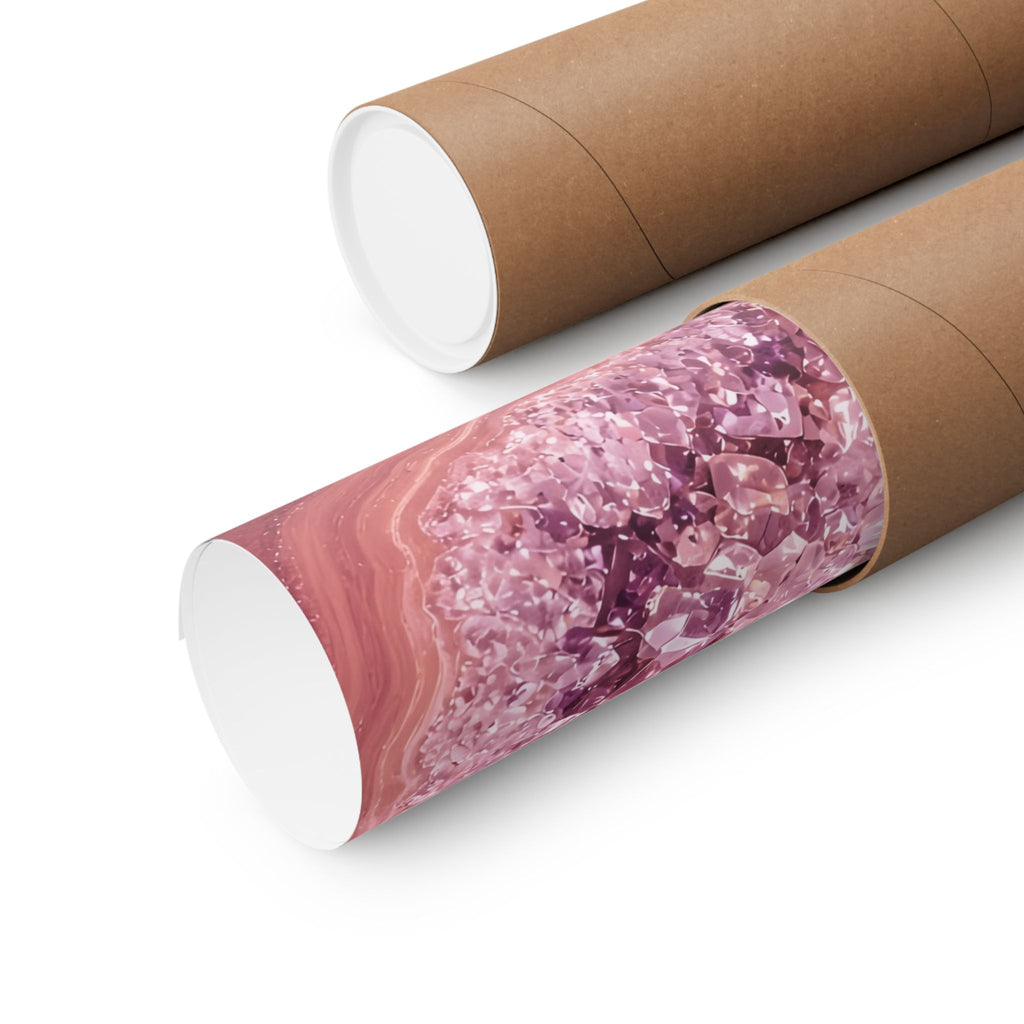 Geode Core - Rose Quartz Poster