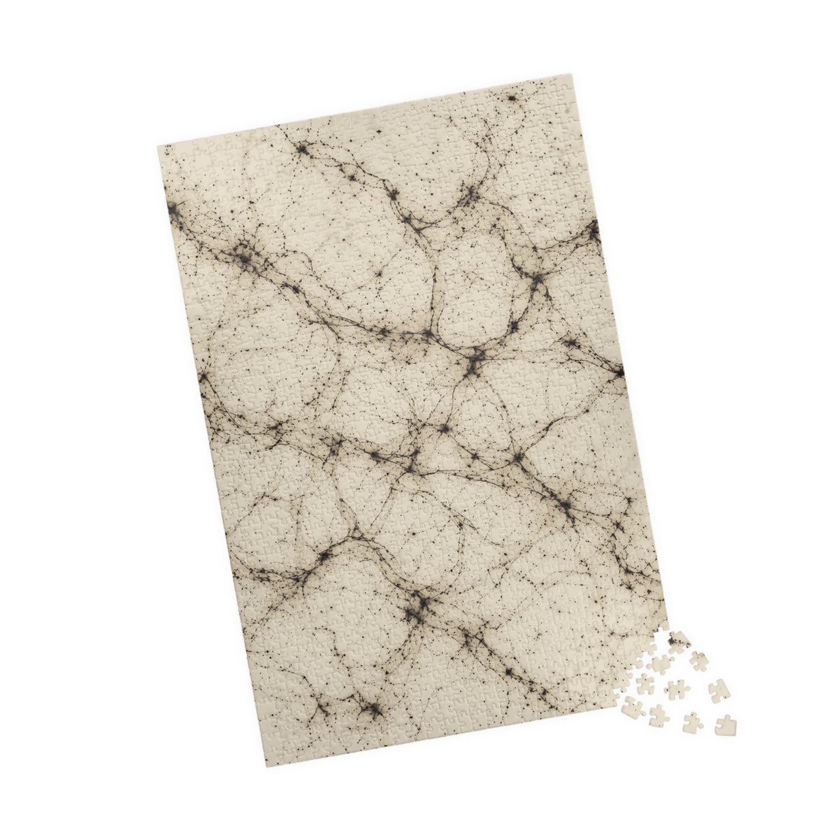 Neon Mycelium - Ink on Paper Jigsaw Puzzle