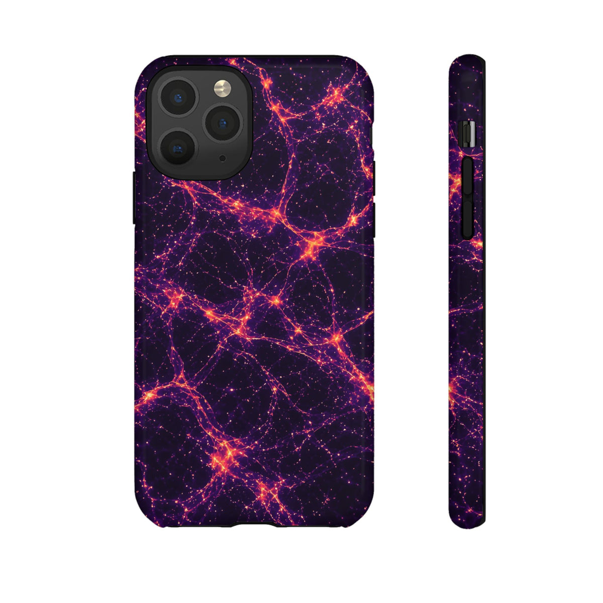 Neon Mycelium - Sunset Synapse Phone Case