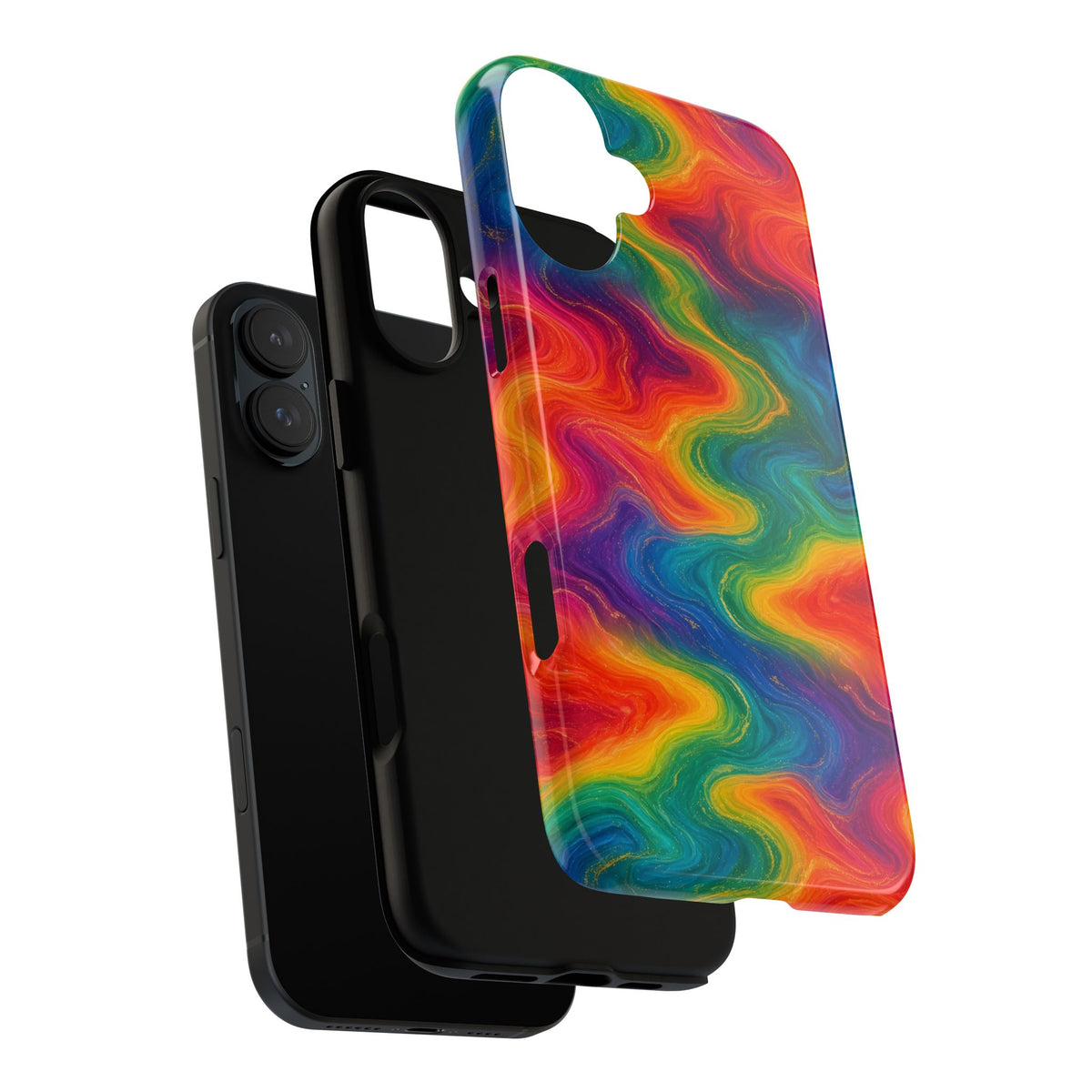 Rainbow Marble Phone Case