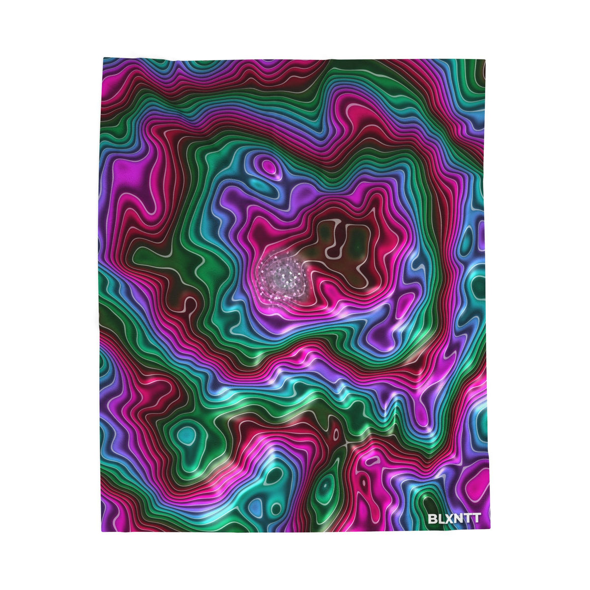 Neon Agate Blanket