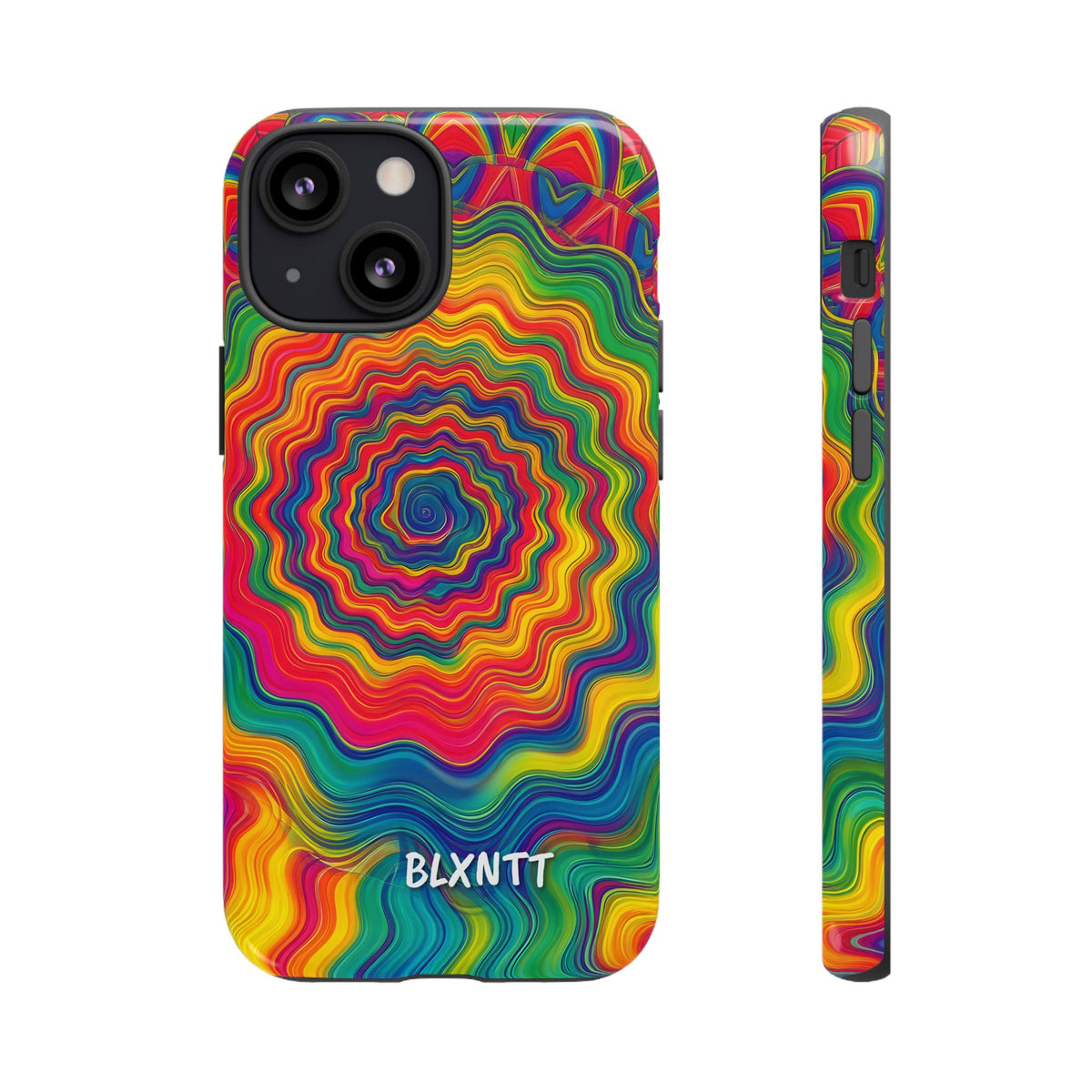 Hypnotic Rainbow Ripple Phone Case