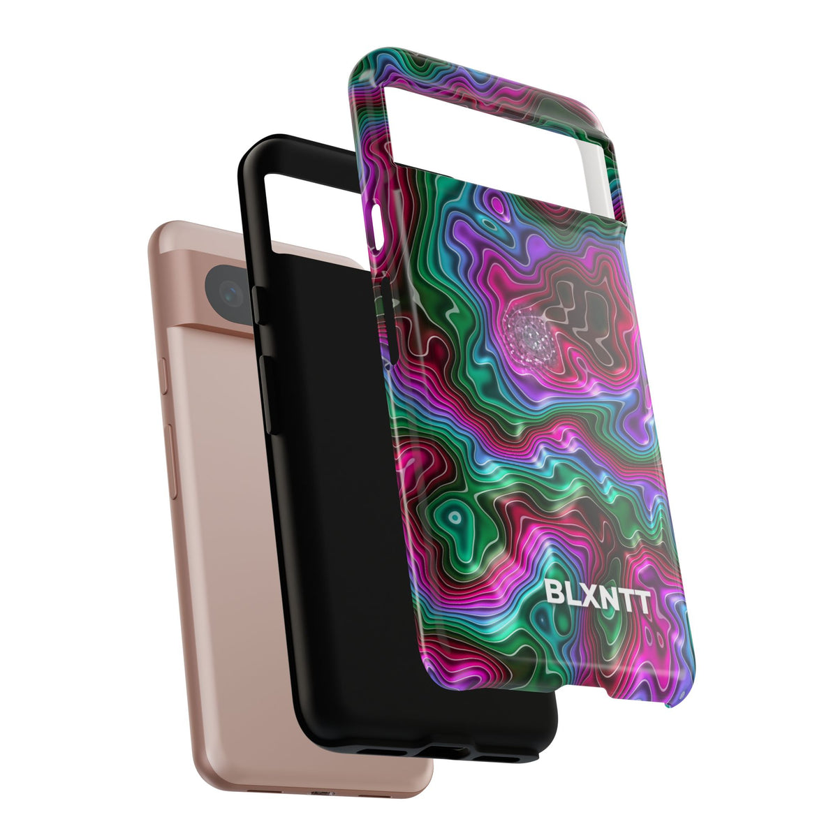 Neon Agate Phone Case