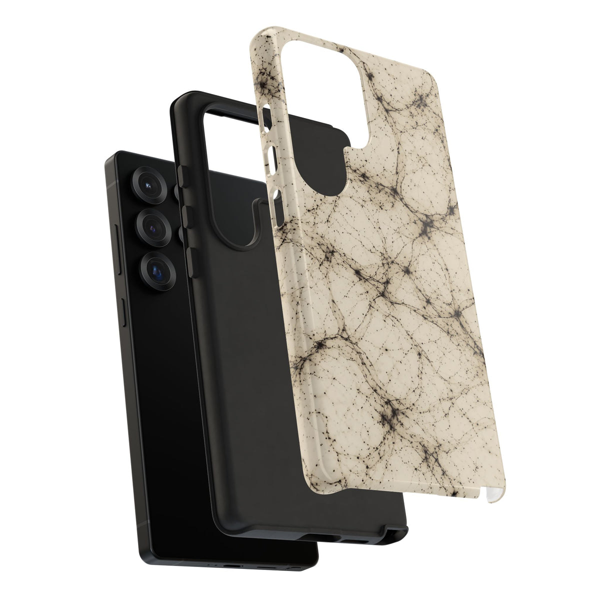 Neon Mycelium - Ink on Paper Phone Case