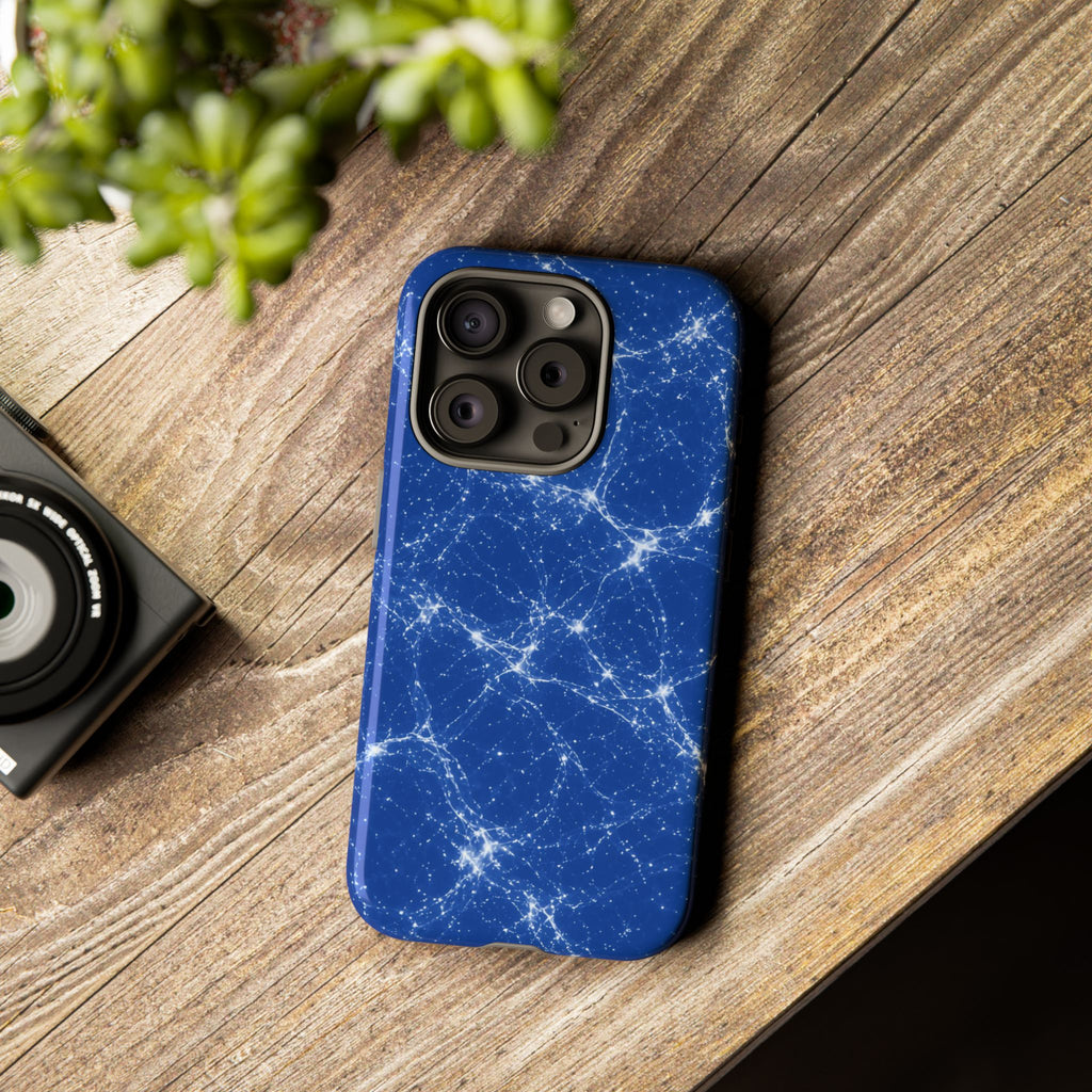 Neon Mycelium - Blueprint Phone Case