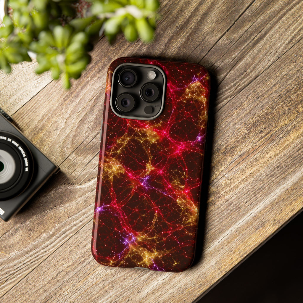 Neon Mycelium - Rainbow Nerve Phone Case