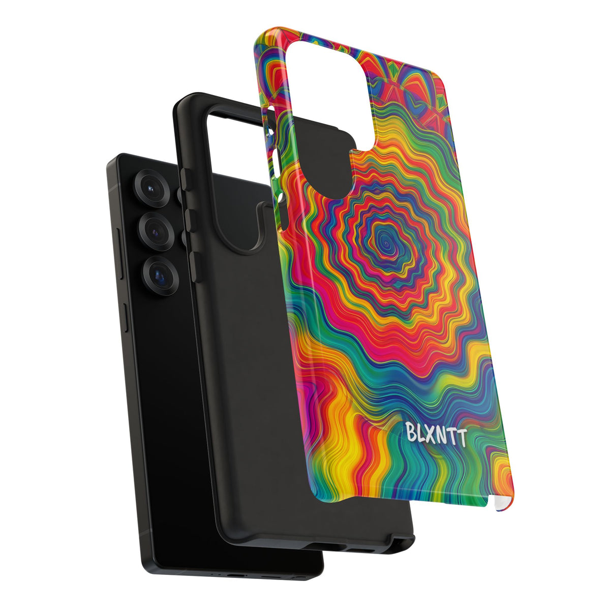 Hypnotic Rainbow Ripple Phone Case