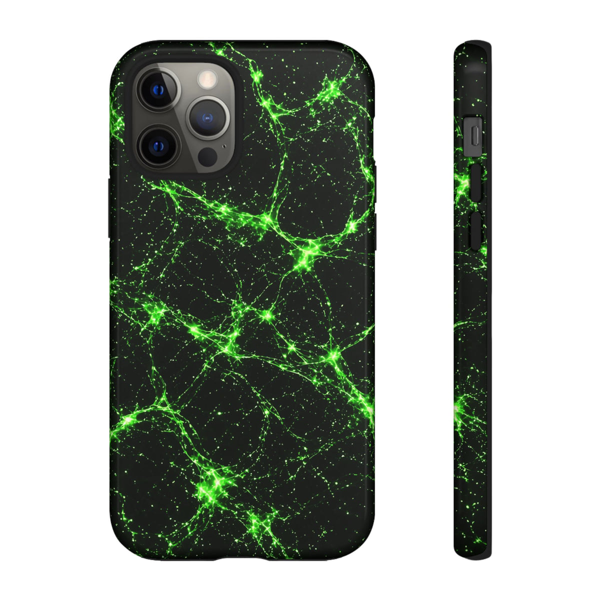 Neon Mycelium - Toxic Lime Phone Case