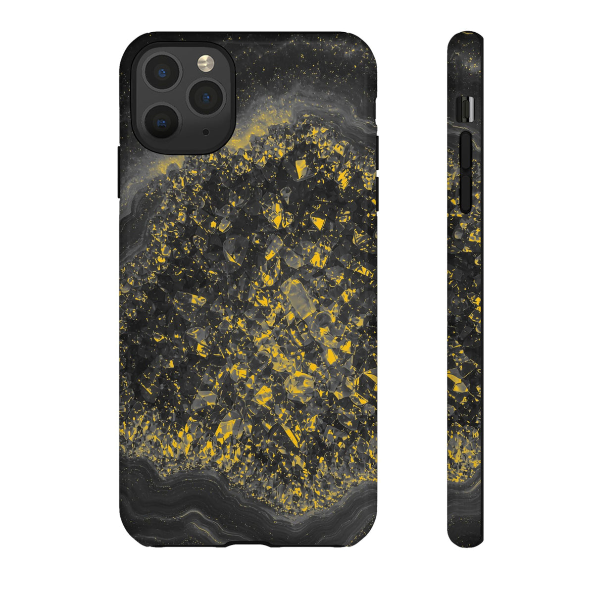 Geode Core - Mono Gold Spark Phone Case