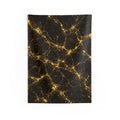 Neon Mycelium - Gold Filigree Tapestry