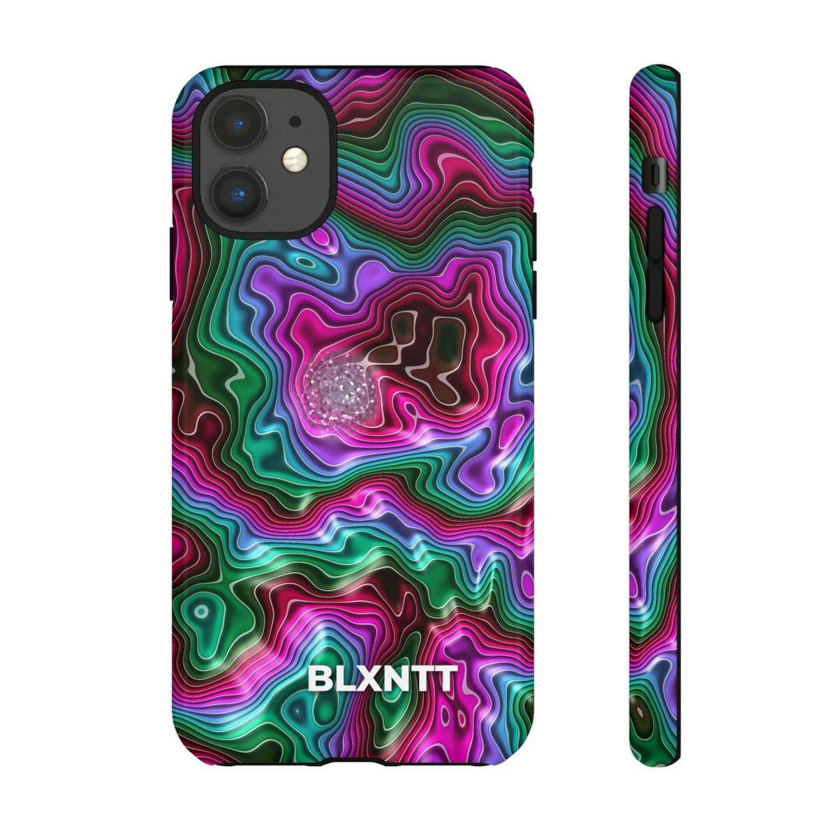 Neon Agate Phone Case