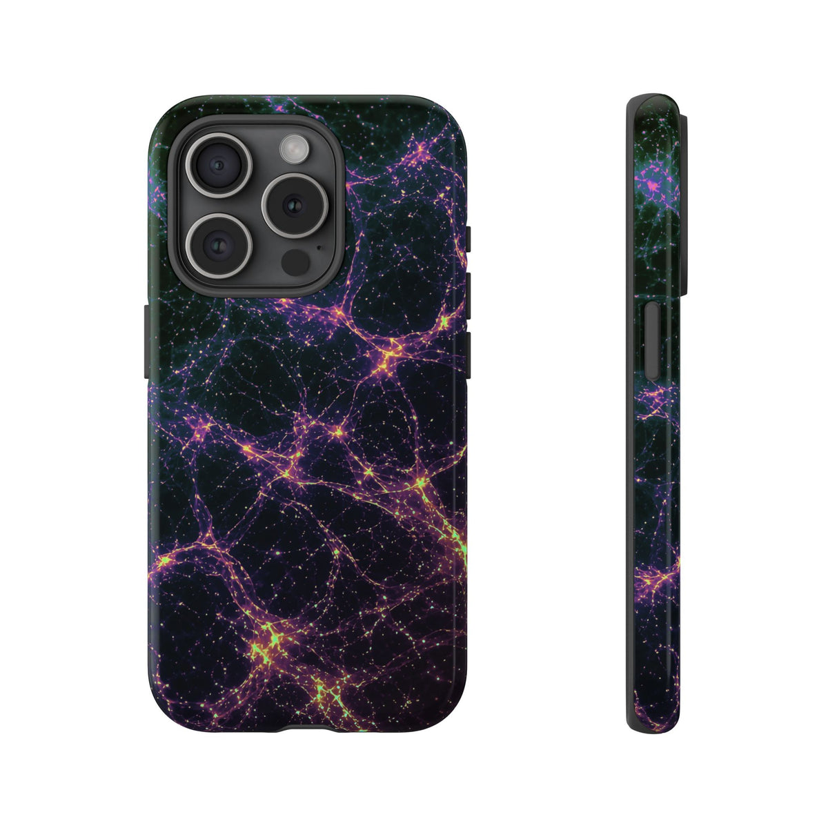 Neon Mycelium - Holographic Phone Case