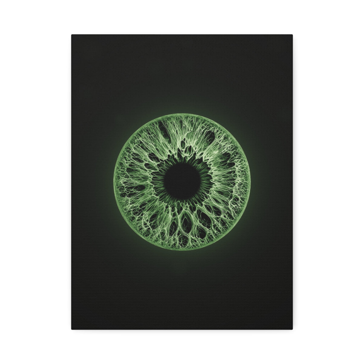 BLXNTT Iris – Lace Web Green Glossy Canvas