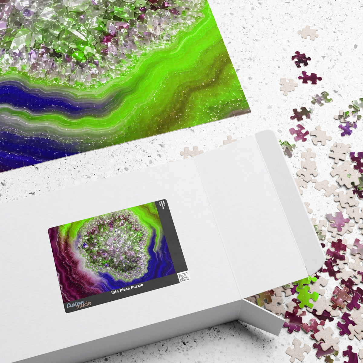 Geode Core - Cosmic Berry Jigsaw Puzzle